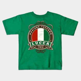 Lucca, Italia --- Retro Style Design Kids T-Shirt